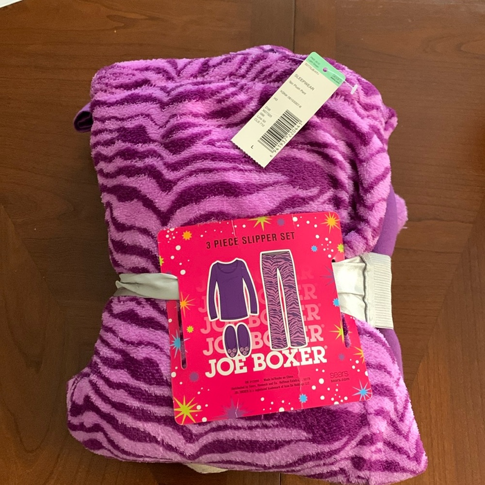 Joe Boxer 3pc Slippers Set